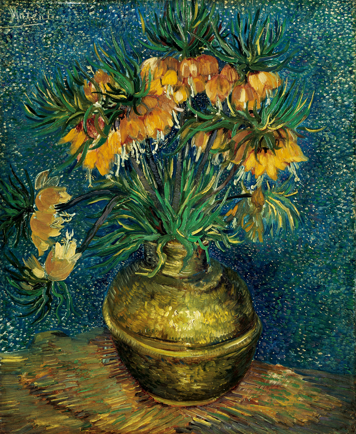  文森特·威廉·梵高  Vincent Willen Van Gogh ——铜花瓶 1887